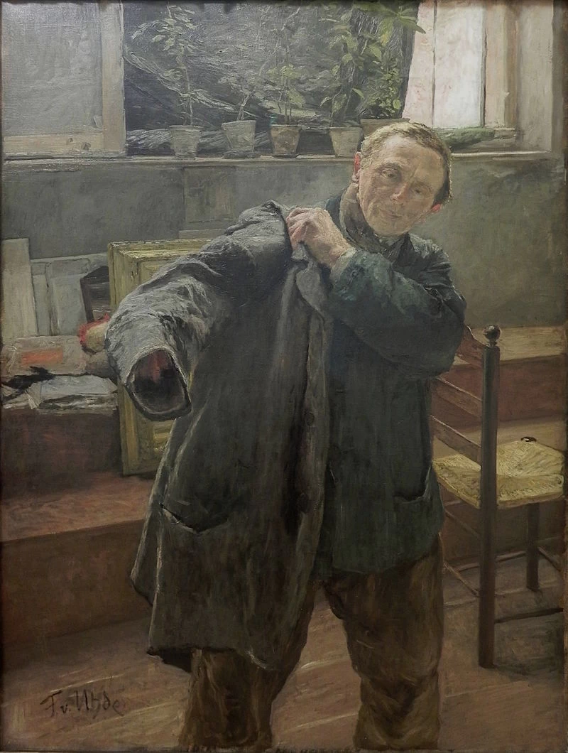 Uomo che indossa il cappotto - Niedersächsisches Landesmuseum